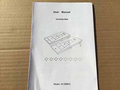 cornhole beanbag toss set