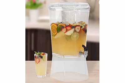 3.5 gallon beverage dispenser with ice core (acrylic)