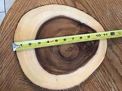 wood serving platter (10-11 diameter)