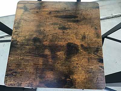 bar stools (rustic brown and ink black, w/backrest) - 29.1 seat height