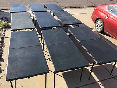 6 foot rectangle tables (budget)