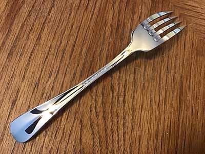 dinner forks (stainless steel, Winco 0034-05 Stanford Extra Heavy 18/8)
