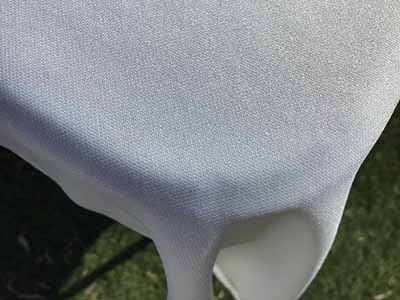 rectangle tablecloths (wrinkle-free scuba, white) - 55 x 120