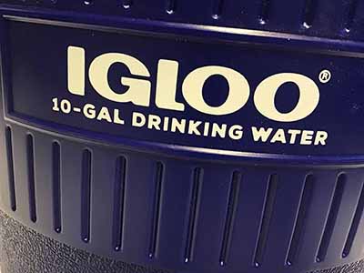 10-gallon water jug