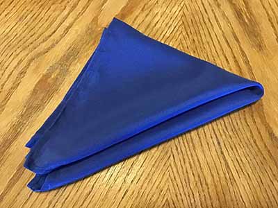 cloth dinner napkins (royal blue) - 17 x 17