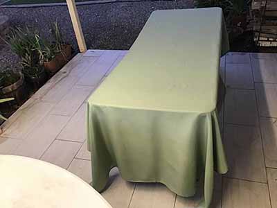 rectangle tablecloths (sage green) - 60 x 126