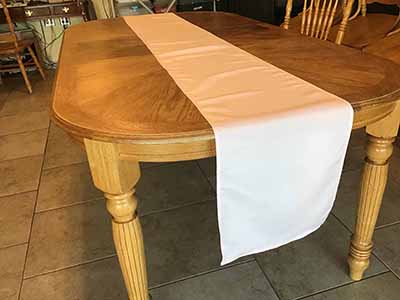 table runners (pastel pink) - 12 x 108
