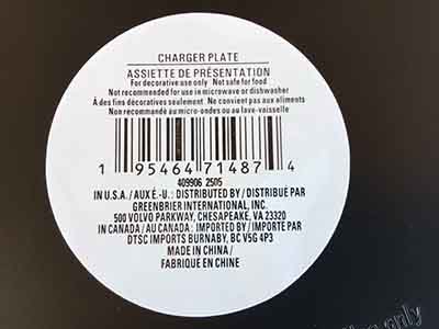 charger plates (red) - 13