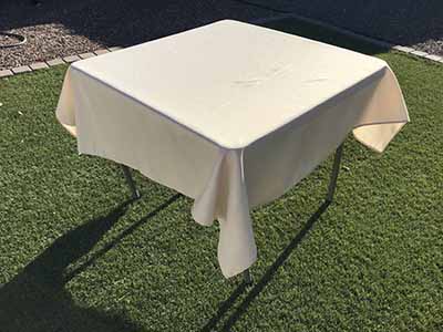 square tablecloths (beige) - 54