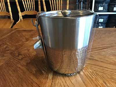 ice bucket (metal) - 3 quart