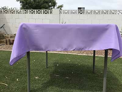 square tablecloths (lavender lilac) - 54