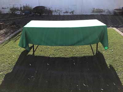 rectangle tablecloths (emerald green) - 60 x 102
