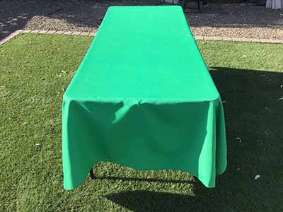 rectangle tablecloths (emerald green) - 60 x 102