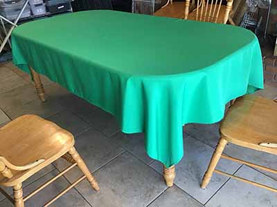 rectangle tablecloths (emerald green) - 60 x 102