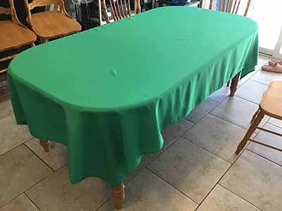 rectangle tablecloths (emerald green) - 60 x 102
