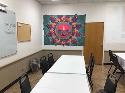 rectangle tablecloths / backdrop (Diwali Festival of Lights) - 60 x 84