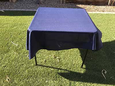 square tablecloths (navy blue) - 54