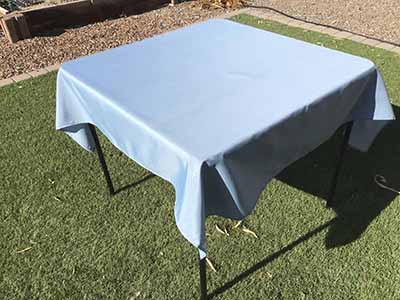 square tablecloths (dusty blue) - 54