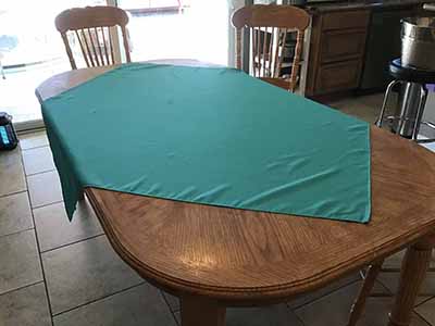 square tablecloths (turquoise) - 54