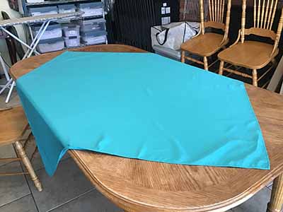 square tablecloths (turquoise) - 54