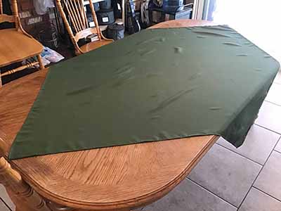 square tablecloths (olive green) - 54
