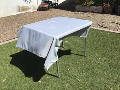 square tablecloths (silver) - 54