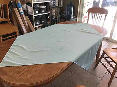square tablecloths (light blue) - 54