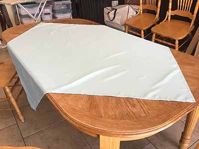 square tablecloths (light blue) - 54