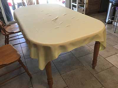rectangle tablecloths (butter) - 60 x 90