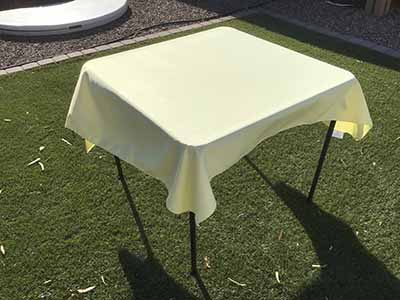 square tablecloths (butter) - 54