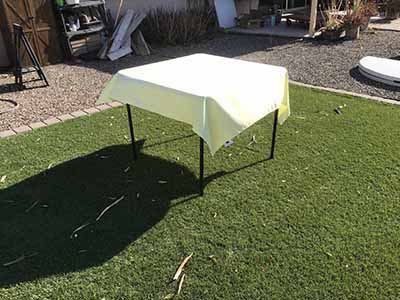 square tablecloths (butter) - 54