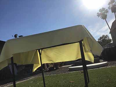 square tablecloths (butter) - 54