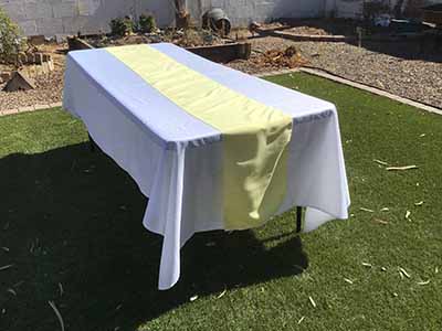 table runners (butter) - 13 x 108