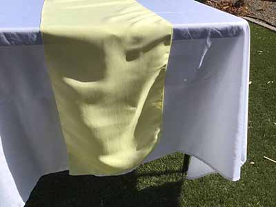 table runners (butter) - 13 x 108