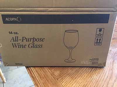 wine glasses (Acopa) - 14 oz.