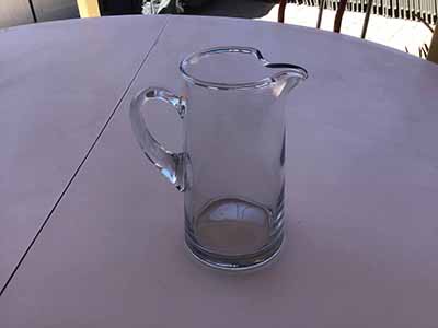 glass water pitcher - 90 oz.