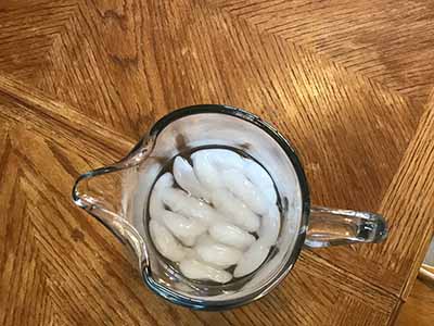 glass water pitcher - 90 oz.