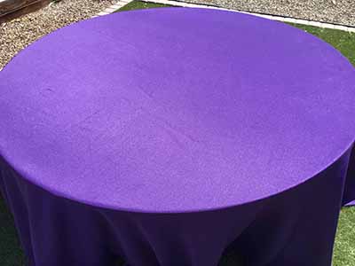 round tablecloths (purple) - 132