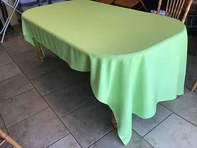 rectangle tablecloths (lime green) - 60 x 126