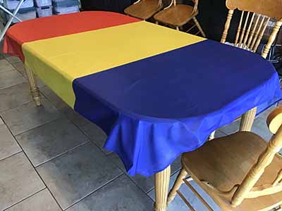 rectangle tablecloths (flag of Romania) - 59 x 83
