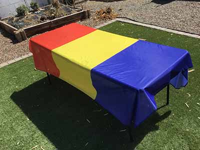 rectangle tablecloths (flag of Romania) - 59 x 83
