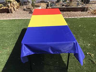 rectangle tablecloths (flag of Romania) - 59 x 83