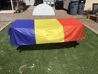 rectangle tablecloths (flag of Romania) - 59 x 83