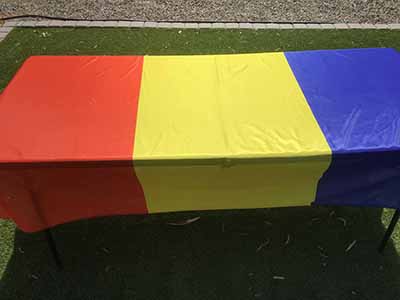 rectangle tablecloths (flag of Romania) - 59 x 83