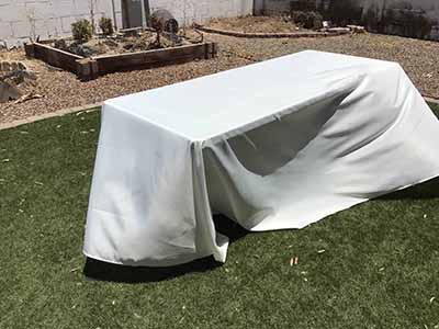 rectangle tablecloths (ivory) - 90 x 132