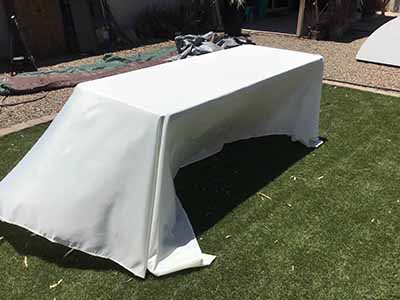 rectangle tablecloths (ivory) - 90 x 132