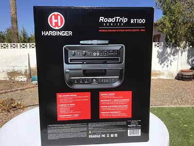 mobile sound system with microphone / portable PA system
