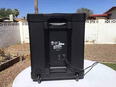 mobile sound system with microphone / portable PA system