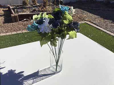 cylindical glass vase - 6 x 3.25