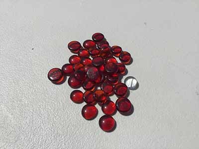decorative gems (5 bags of different-colored glass gems)